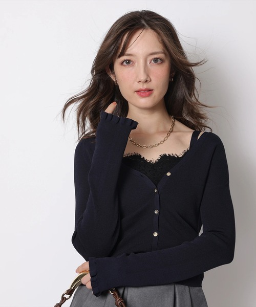 レーストリムニットアンサンブル（ニット/セーター）｜Apuweiser