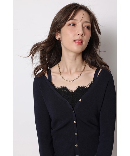 レーストリムニットアンサンブル（ニット/セーター）｜Apuweiser-riche