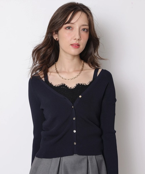 Apuweiser-riche レーストリムニットアンサンブル レーストリムニットアンサンブル（ニット/セーター）｜Apuweiser