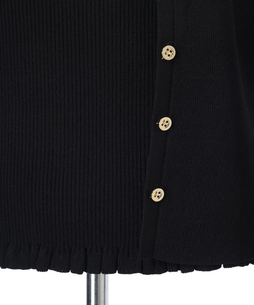 Apuweiser-riche(アプワイザーリッシェ)の「レーストリムニットアンサンブル(ニット/セーター・レディース・ブラック/ホワイト/ネイビー/ボルドー・2)」の11枚目の写真