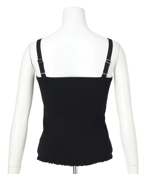 Apuweiser-riche(アプワイザーリッシェ)の「レーストリムニットアンサンブル(ニット/セーター・レディース・ブラック/ホワイト/ネイビー/ボルドー・2)」の14枚目の写真