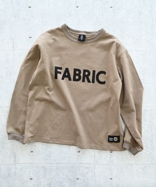 ZERO standerd（ゼロスタンダード）の「zero standard/ゼロスタンダード FABRIC　ロングＴシャツ（Tシャツ/カットソー・キッズ・サンドベージュ/ベージュ/チャコールグレー・110cm/120cm/130cm/140cm/150cm/160cm/100cm）」の14枚目の写真
