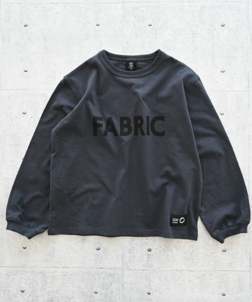 ZERO standerd（ゼロスタンダード）の「zero standard/ゼロスタンダード FABRIC　ロングＴシャツ（Tシャツ/カットソー・キッズ・サンドベージュ/ベージュ/チャコールグレー・110cm/120cm/130cm/140cm/150cm/160cm/100cm）」の15枚目の写真