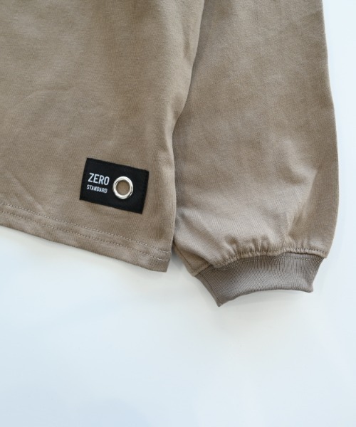 ZERO standerd（ゼロスタンダード）の「zero standard/ゼロスタンダード FABRIC　ロングＴシャツ（Tシャツ/カットソー・キッズ・サンドベージュ/ベージュ/チャコールグレー・110cm/120cm/130cm/140cm/150cm/160cm/100cm）」の22枚目の写真