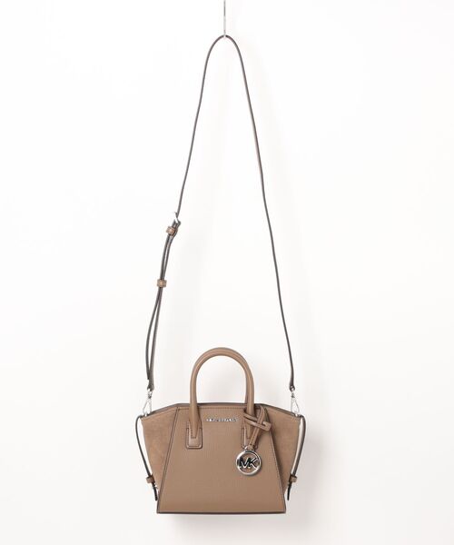 新品 マイケルコース AVRIL レザーサッチェル ショルダーバッグ アイボリー 新品 マイケルコース AVRIL レザーサッチェル ショルダーバッグ