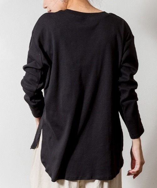 セール】レイヤードでも大活躍！毎日使える！ラウンドヘムロング