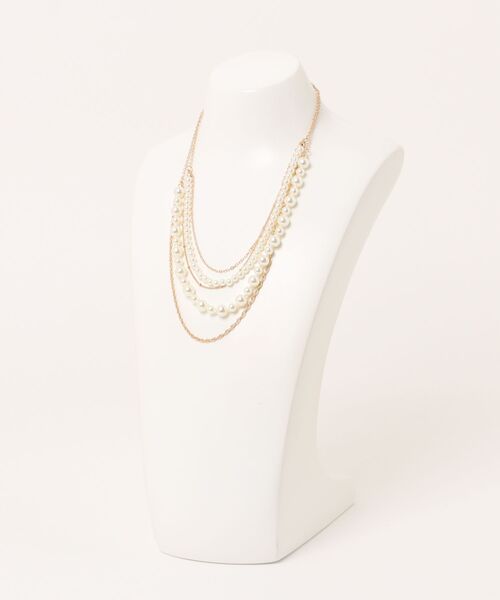 MERCURYDUO（マーキュリーデュオ）の「パールネックレス（ネックレス・レディース・オフホワイト・FREE）」の2枚目の写真