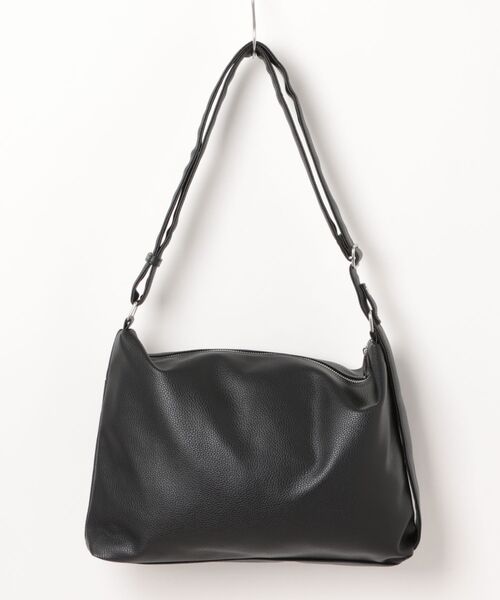 BACK NUMBER（バックナンバー）の「BACK NUMBER(バックナンバー)【メンズ】PU2WAYショルダーバッグ（ショルダーバッグ・メンズ・ブラック/ブラウン・ONE SIZE）」の3枚目の写真