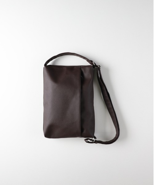 BACK NUMBER（バックナンバー）の「BACK NUMBER(バックナンバー)【メンズ】PU2WAYショルダーバッグ（ショルダーバッグ・メンズ・ブラック/ブラウン・ONE SIZE）」の7枚目の写真
