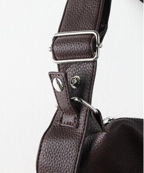 BACK NUMBER（バックナンバー）の「BACK NUMBER(バックナンバー)【メンズ】PU2WAYショルダーバッグ（ショルダーバッグ・メンズ・ブラック/ブラウン・ONE SIZE）」の12枚目の写真