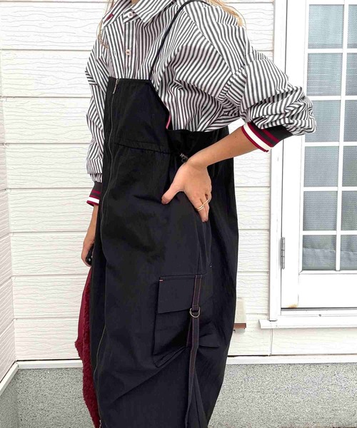 ドロストワークジャンスカ（ジャンパースカート）｜Q（キュー）の