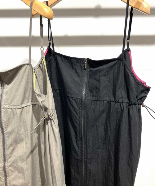 Q（キュー）の「ドロストワークジャンスカ（ジャンパースカート・レディース・グレー/ブラック・MEDIUM）」の21枚目の写真