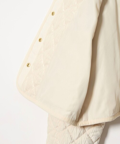 EMMEL REFINES（エメルリファインズ）の「＜EMMEL REFINES＞EM ベロア キルト ブルゾン（ブルゾン・レディース・ライトブルー/オフホワイト・FREE）」の20枚目の写真