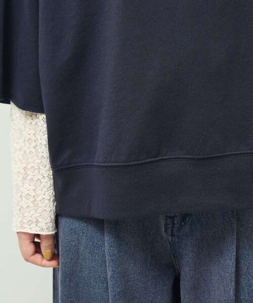 Green Parks(グリーンパークス)の「5分袖刺繍ロゴトレTEE(Tシャツ/カットソー・レディース・ホワイト系その他/オレンジ/アイボリー/ネイビー・FREE)」の21枚目の写真