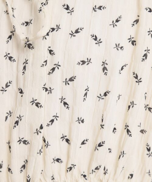 ITS'DEMO（イッツデモ）の「【手洗い可】花柄シャーリング前開きブラウス（シャツ/ブラウス・レディース・ホワイト系3/アイボリー系/ブラック系・00）」の11枚目の写真