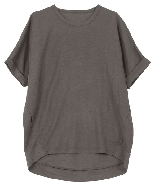 KOBE LETTUCE(コウベレタス)の「接触冷感チュニックTシャツ(Tシャツ/カットソー・レディース・カーキ/ブルー/チャコール・M)」の12枚目の写真