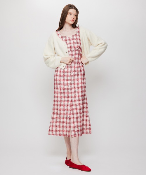 ME COUTURE(ミークチュール)の「Fox Yak ショートカーディガン(カーディガン/ボレロ・レディース・オフホワイト/モカ/ピンク・FREE)」の9枚目の写真