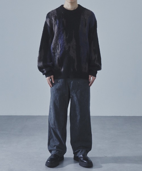 トップス Muitmer SHAGGY MOHAIR KNIT S size トップス Muitmer SHAGGY MOHAIR KNIT (WINE) S size トップス Muitmer