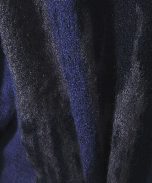 SLICK（スリック）の「【SLICK/スリック】Shaggy Mohair Abstract Jacquard Knit Pullover Knit/シャギーモヘアアブストラクトジャガードプルオーバー（ニット/セーター・メンズ・ブラウン/ネイビー/ブラック・1/2/3）」の17枚目の写真