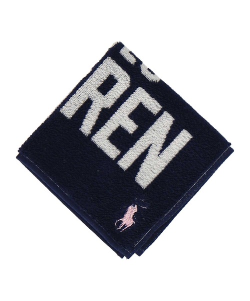 POLO RALPH LAUREN（ポロ ラルフ ローレン）の「レディース タオルハンカチ（ハンカチ/ハンドタオル・レディース・ピンク/イエロー/ネイビー・FREE）」の4枚目の写真