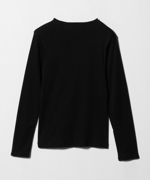 BEAUTY&YOUTH UNITED ARROWS（ビューティーアンドユースユナイテッドアローズ）の「オーガニックコットンフライス ロングスリーブTシャツ（Tシャツ/カットソー・レディース・オフホワイト/ブラック・FREE）」の11枚目の写真