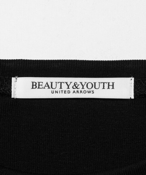 BEAUTY&YOUTH UNITED ARROWS（ビューティーアンドユースユナイテッドアローズ）の「オーガニックコットンフライス ロングスリーブTシャツ（Tシャツ/カットソー・レディース・オフホワイト/ブラック・FREE）」の19枚目の写真