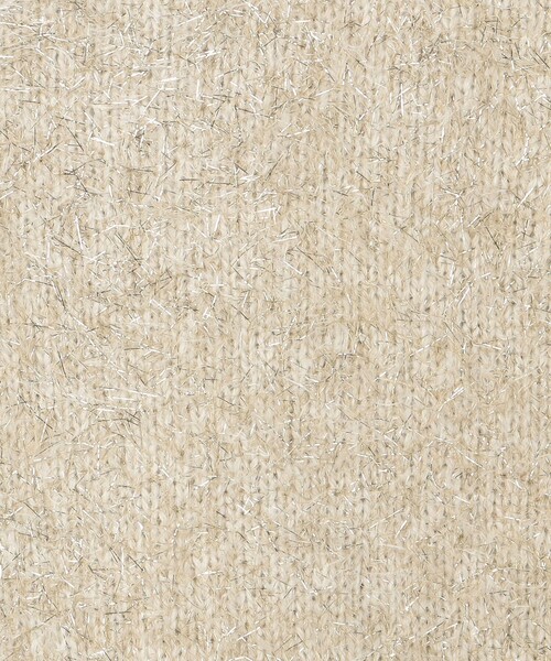 NOLLEY’S Sophi（ノーリーズソフィ）の「キラキラフェザー2WAY5分袖プルオーバーニット（カーディガン/ボレロ・レディース・ゴールド/グレー/キャメル/ピンク・38）」の14枚目の写真