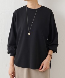 BEARDSLEY 黒 半袖 トップス 新品未使用 BEARDSLEY ブラウス シャツ 半袖Tブラウス レディース