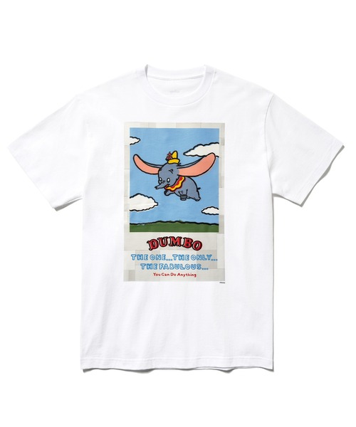 Disney(ディズニー)の「Dumbo / T-shirt Designed byNAIJEL GRAPH(Tシャツ/カットソー・メンズ・ホワイト/ブラック・XX-LARGE/X-LARGE/LARGE/MEDIUM)」の2枚目の写真