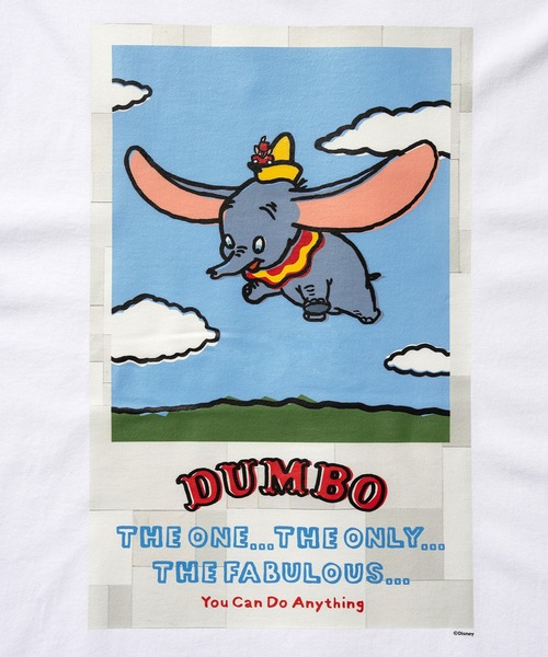 Disney(ディズニー)の「Dumbo / T-shirt Designed byNAIJEL GRAPH(Tシャツ/カットソー・メンズ・ホワイト/ブラック・XX-LARGE/X-LARGE/LARGE/MEDIUM)」の5枚目の写真