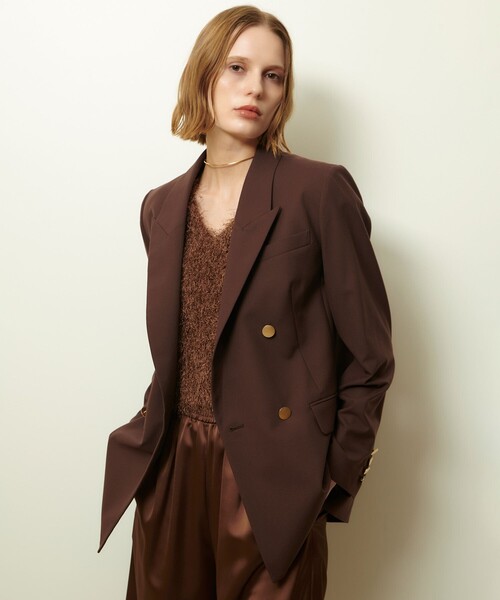 【allureville】ジャケット TRストレッチダブルジャケット（テーラードジャケット）｜allureville