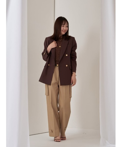 TRストレッチダブルジャケット（テーラードジャケット）｜allureville