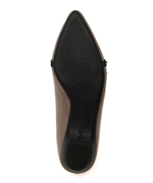 JELLY BEANS（ジェリービーンズ）の「【レイン対応】アシンメトリーリボンモールドソールレインパンプス【Made in Japan】(325-59133)JELLY BEANS(ジェリービーンズ)（レインシューズ・レディース・グレー/ブラック系その他/グレイッシュベージュ・24.5/24/23.5/23/22.5）」の11枚目の写真