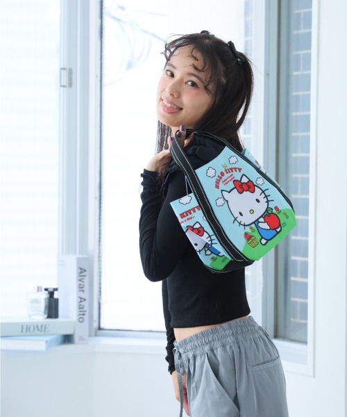sanrio(サンリオ)の「サンリオ ミニバルーントート2(トートバッグ・レディース・ライトグレー/ブルー系その他/レッド/ピンク系/ピンク/スカイブルー/グリーン/アニマル・FREE)」の14枚目の写真