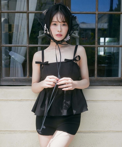 RAVIJOUR｜ラヴィジュールのキャミソール（ブラック/黒色系）通販