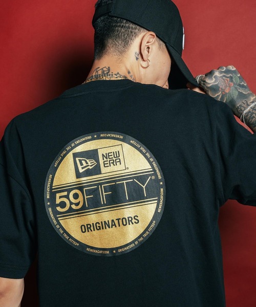 Subciety（サブサエティ）の「S/S Cotton Tee Subciety × New Era（Tシャツ/カットソー・メンズ・ブラック/ホワイト・X-LARGE/LARGE/MEDIUM/SMALL/XX-LARGE）」の2枚目の写真