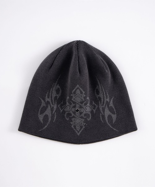 SUPPLIER(サプライヤー)の「ビーニー|Tribal Cross Beanie|SUPPLIER(ニットキャップ/ビーニー・メンズ・ブラック/ベージュ・FREE)」の2枚目の写真