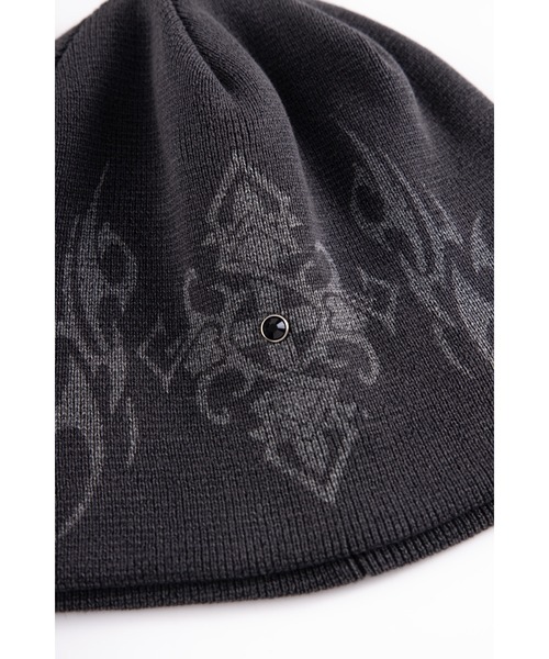 SUPPLIER(サプライヤー)の「ビーニー|Tribal Cross Beanie|SUPPLIER(ニットキャップ/ビーニー・メンズ・ブラック/ベージュ・FREE)」の6枚目の写真