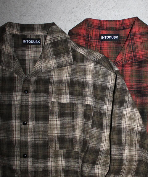 INTODUSK / イントゥダスク DISCIPLE PLAID SHIRT（シャツ/ブラウス 