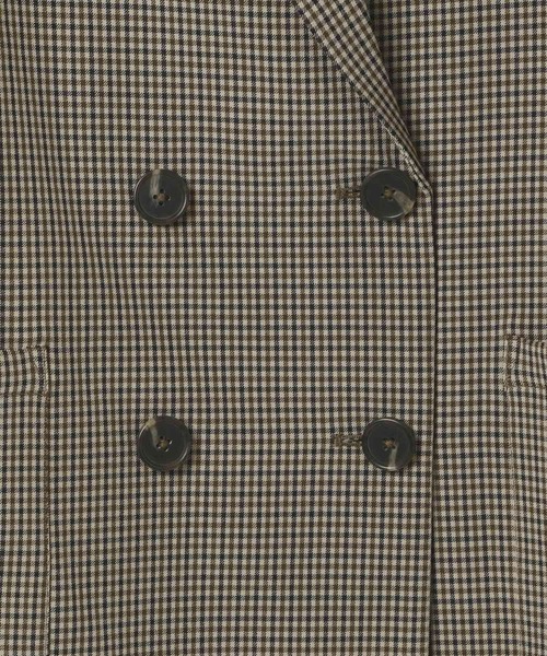 GLOBAL WORK（グローバルワーク）の「GIRLテーラードライトダブルジャケット/AND YUA ANY/589052（テーラードジャケット・キッズ・ベージュ・FREE）」の4枚目の写真