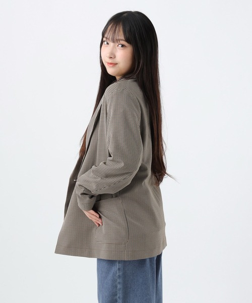 GLOBAL WORK（グローバルワーク）の「GIRLテーラードライトダブルジャケット/AND YUA ANY/589052（テーラードジャケット・キッズ・ベージュ・FREE）」の12枚目の写真