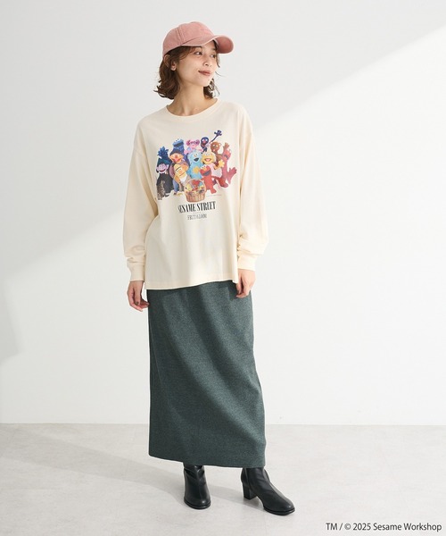 FRUIT OF THE LOOM（フルーツオブザルーム）の「セサミストリートミーツオブザルーム キャップ（キャップ・レディース・ピンク/チャコールグレー・FREE）」の5枚目の写真