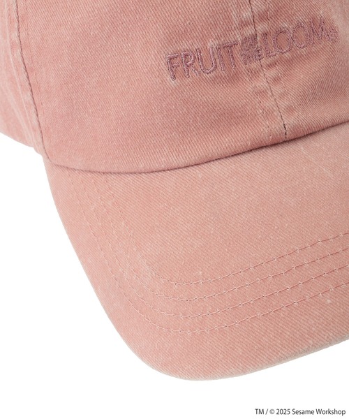 FRUIT OF THE LOOM（フルーツオブザルーム）の「セサミストリートミーツオブザルーム キャップ（キャップ・レディース・ピンク/チャコールグレー・FREE）」の15枚目の写真