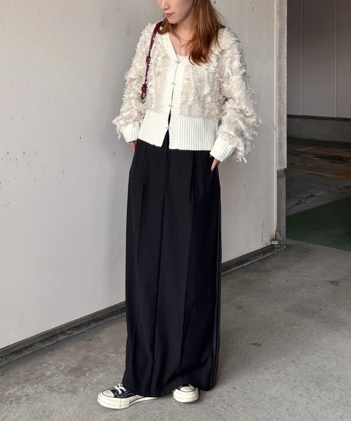 ISOOK カーディガン I-SOOK カーディガン 「ISOOK / アイスー」Vネックスウェット