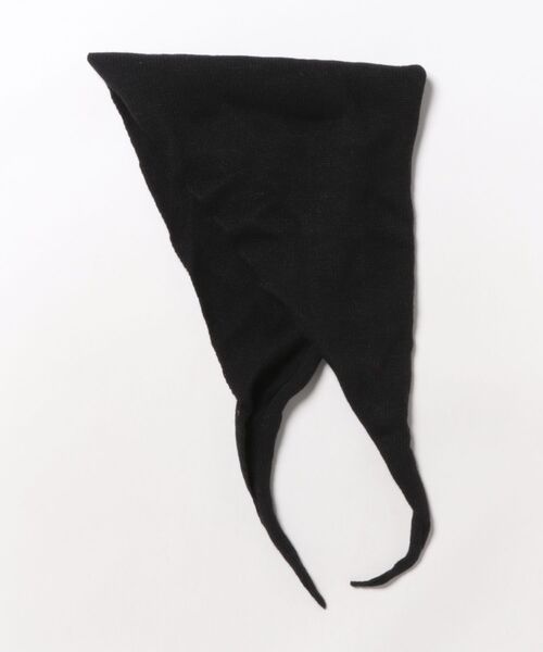 セール】ウール混 6色展開 三角ニットスカーフ（バンダナ/スカーフ