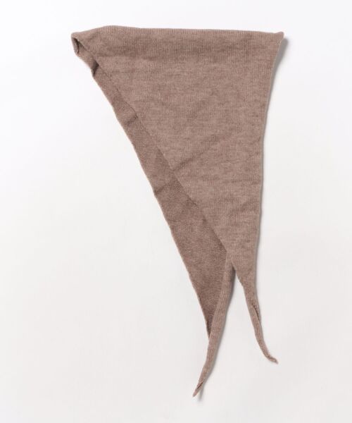 セール】ウール混 6色展開 三角ニットスカーフ（バンダナ/スカーフ