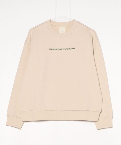 EMPORIO ARMANI（エンポリオアルマーニ）の「【エンポリオ アルマーニ】ASV New York カプセルコレクション スウェットシャツ ジャージー オーバーサイズプリント（スウェット・レディース・アイボリー・MEDIUM/LARGE/SMALL）」の2枚目の写真