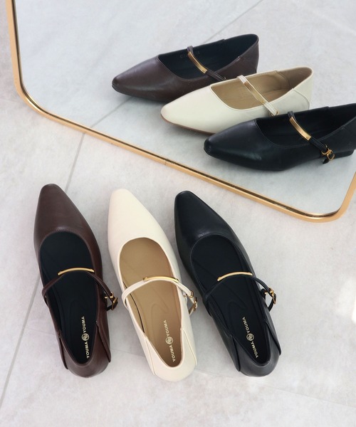 Futier land（フューティアランド）の「メタルモチーフストラップパンプス（パンプス・レディース・ブラウン/ブラック/アイボリー・36/37/38/39/40）」の22枚目の写真