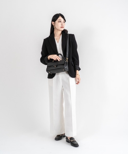LORISTELLA(ロリステッラ)の「【LORISTELLA/ロリステッラ】2WAY レザー ハンドバッグ ショルダーバッグ ワンハンドルバッグ BETH イタリア製(ショルダーバッグ・レディース・ブラック・FREE)」の7枚目の写真