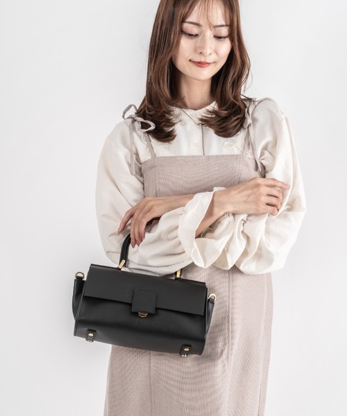 LORISTELLA(ロリステッラ)の「【LORISTELLA/ロリステッラ】2WAY レザー ハンドバッグ ショルダーバッグ ワンハンドルバッグ BETH イタリア製(ショルダーバッグ・レディース・ブラック・FREE)」の9枚目の写真